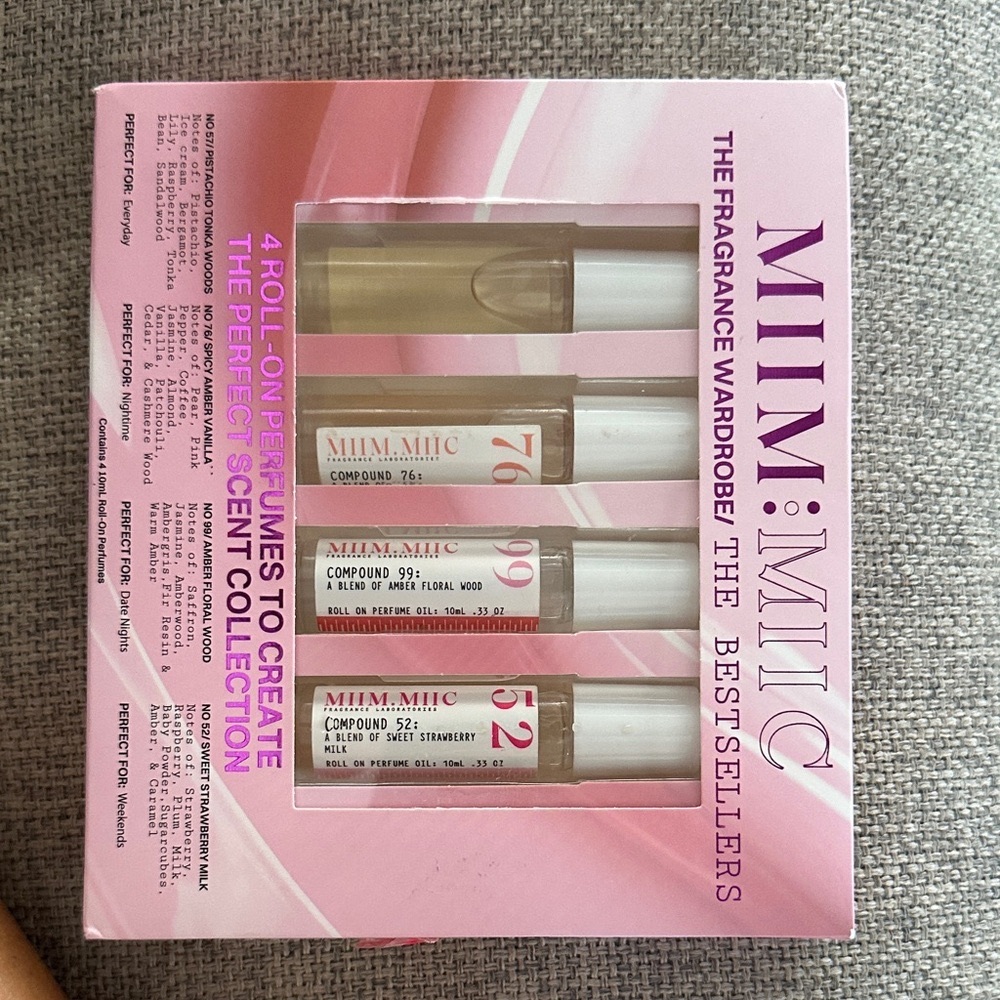 MIIM MIIC The Bestsellers fragrance wardrobe scents - 57, 52, 76, 99